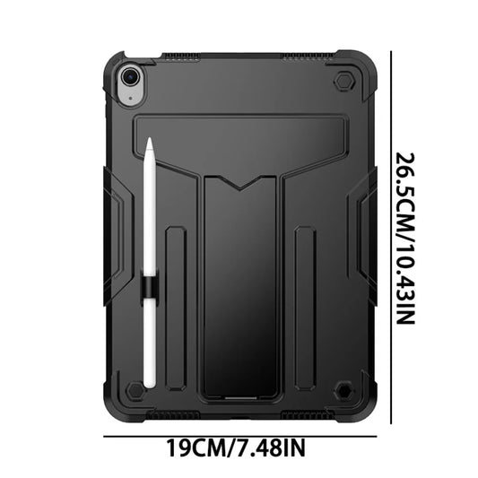 Tablet case for iPad Air 6, multi-angle built-in stand, drop-proof and shock-resistant, accurate hole position