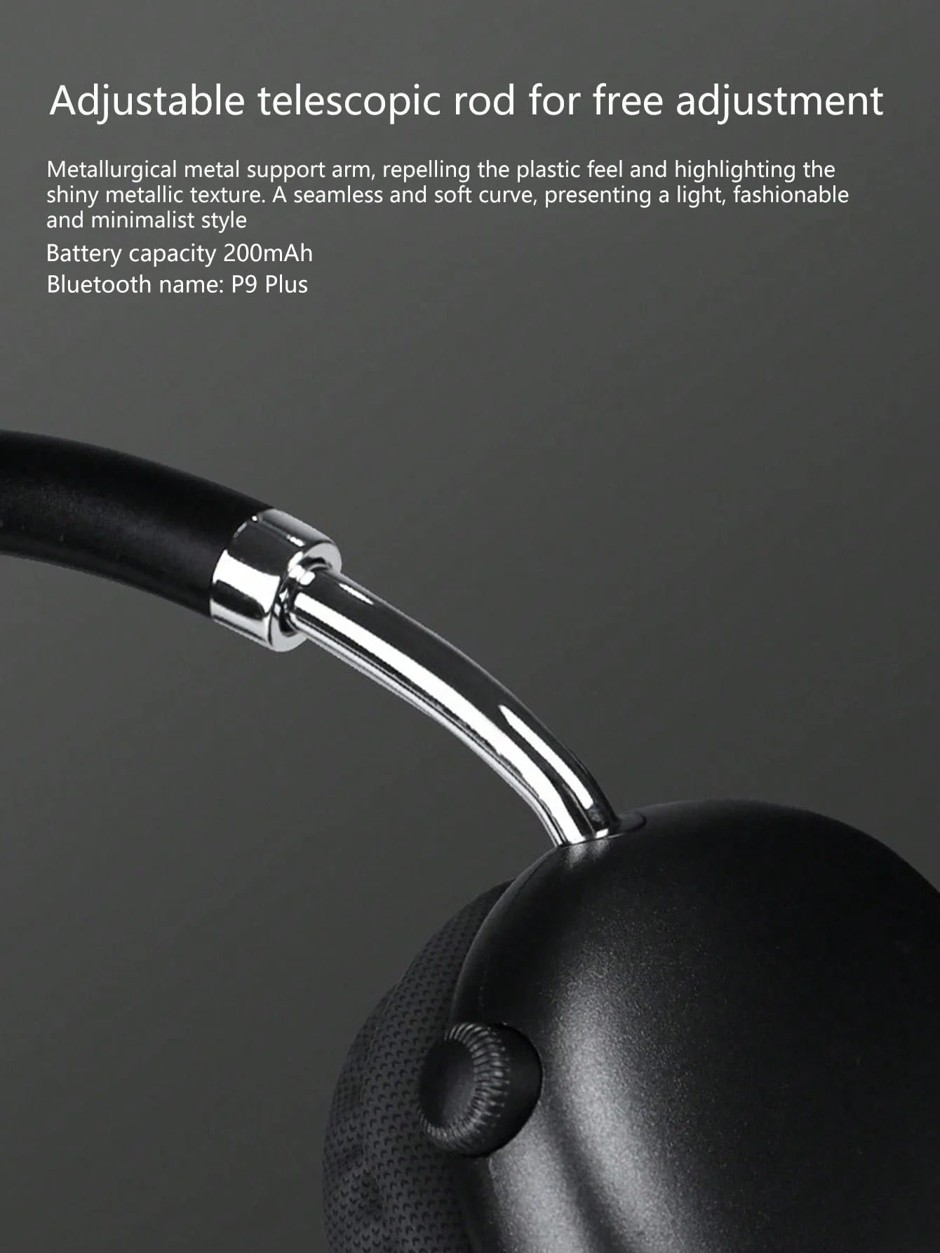 Wireless Over-Ear Headphones with ANC Noise Cancellation, Dual-Mode Design, Chip 5.4, Surround Sound, Button Control, Long Batte