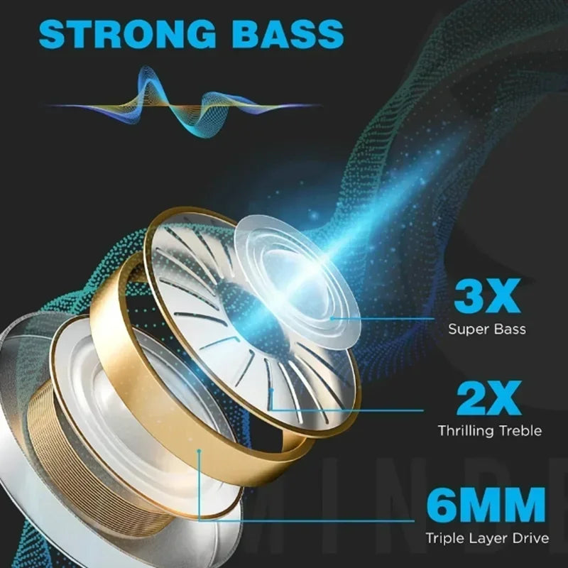 Wireless Headphones Bluetooth Earphones TWS F9 5 Hifi Stereo Sports Earbuds Headset Hearing Aids With Mic Handfree