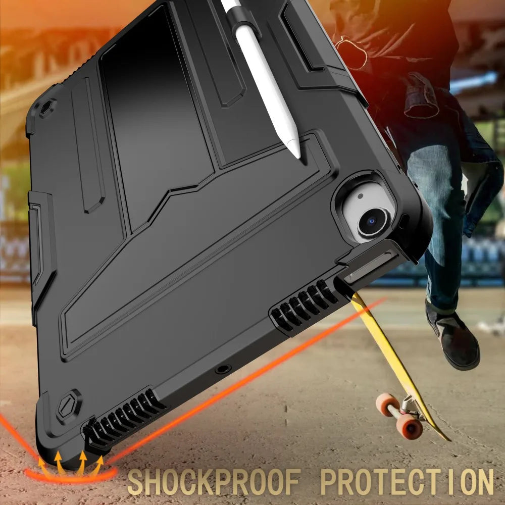 Tablet case for iPad Air 6, multi-angle built-in stand, drop-proof and shock-resistant, accurate hole position