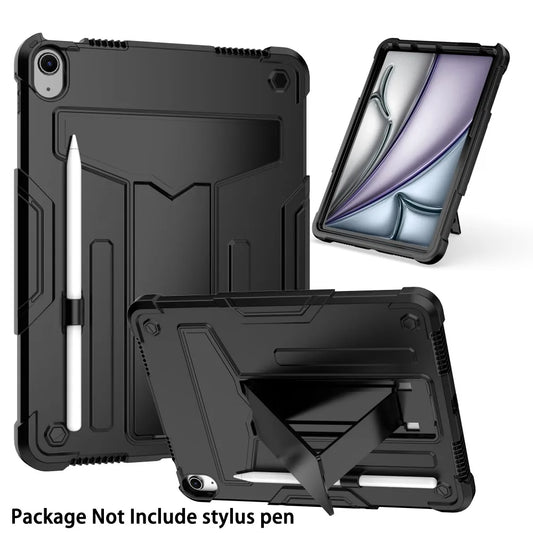 Tablet case for iPad Air 6, multi-angle built-in stand, drop-proof and shock-resistant, accurate hole position