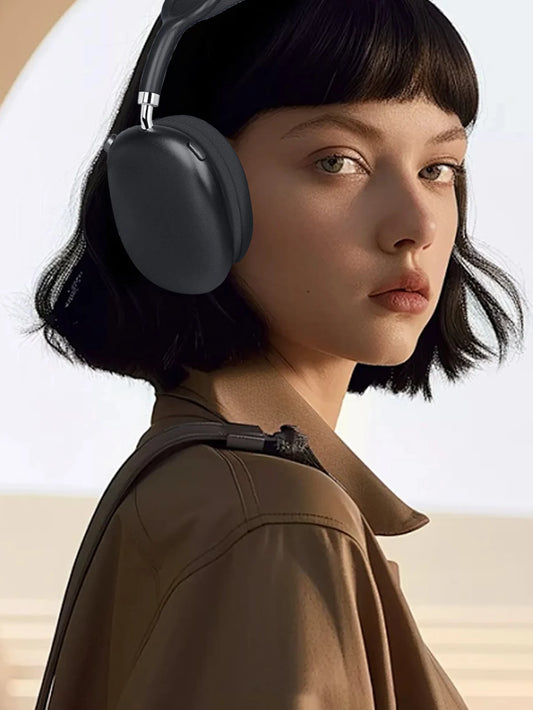 Wireless Over-Ear Headphones with ANC Noise Cancellation, Dual-Mode Design, Chip 5.4, Surround Sound, Button Control, Long Batte