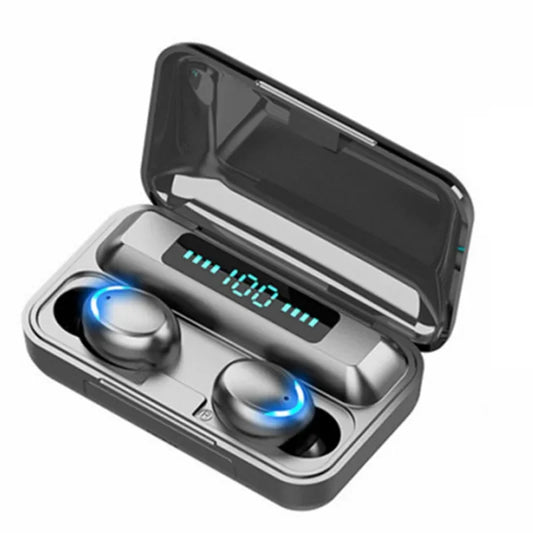 Wireless Headphones Bluetooth Earphones TWS F9 5 Hifi Stereo Sports Earbuds Headset Hearing Aids With Mic Handfree